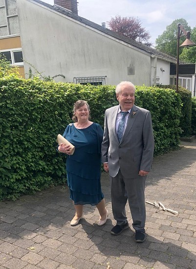auf dem Weg